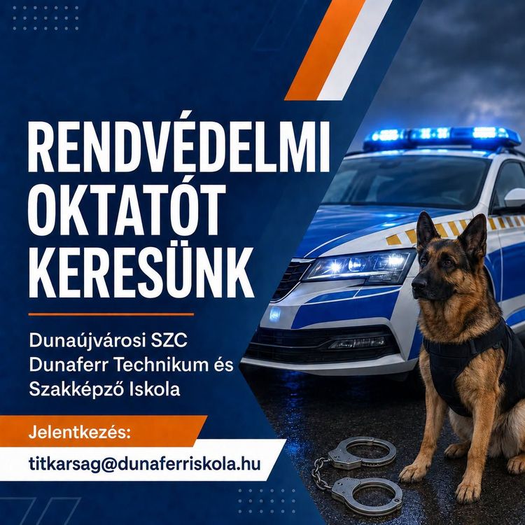 Munkatársat keresünk - Rendvédelmi oktató