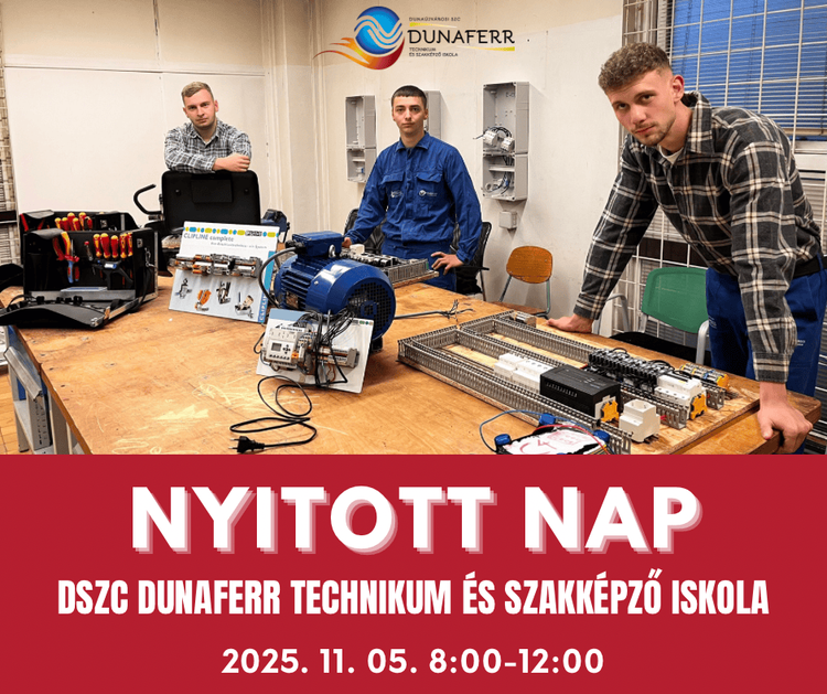 Fedezd fel a jövőd iskoláját - Nyitott nap a Dunaferrben